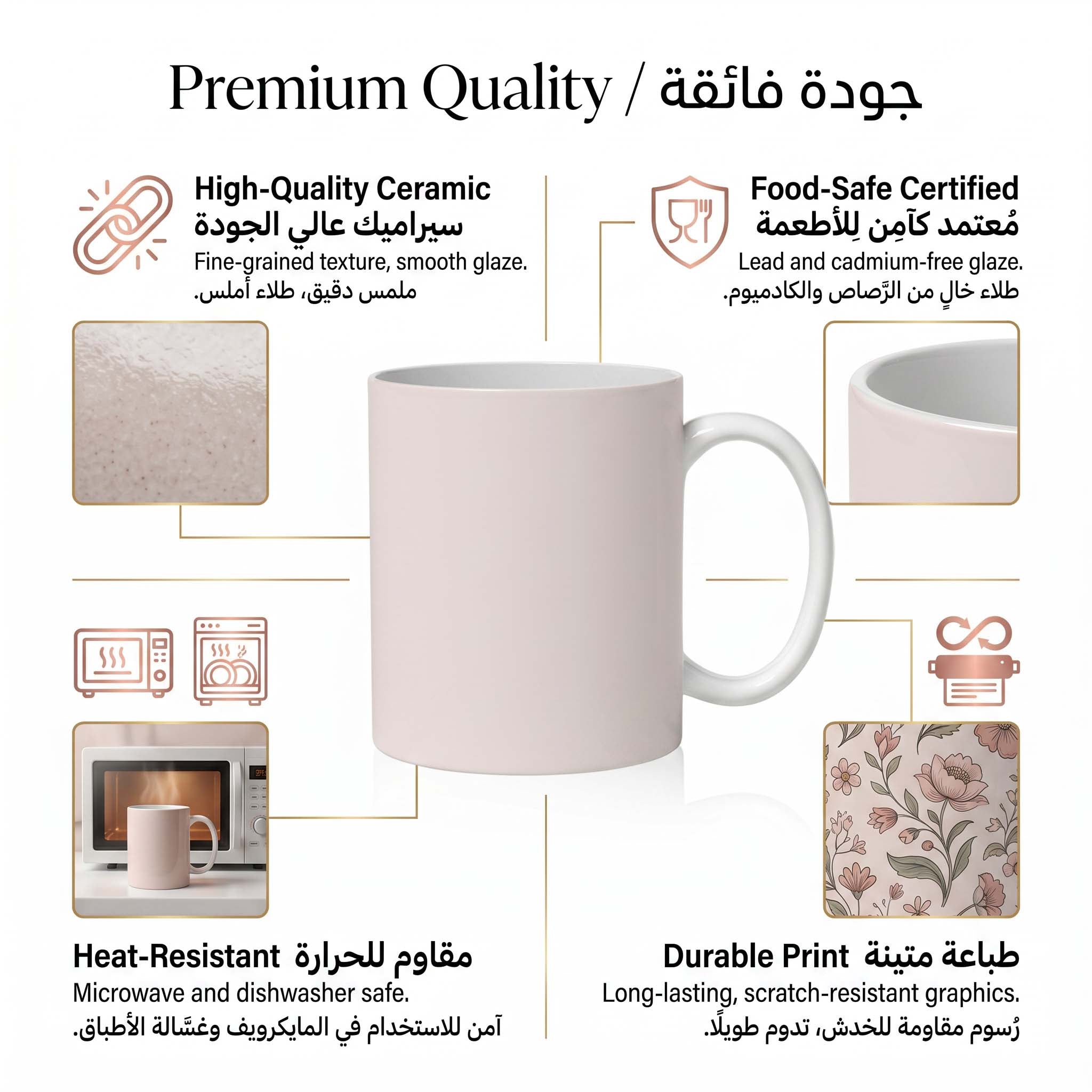 Custom Photo Mug with Name – Personalized Ceramic Gift in Saudi Arabia