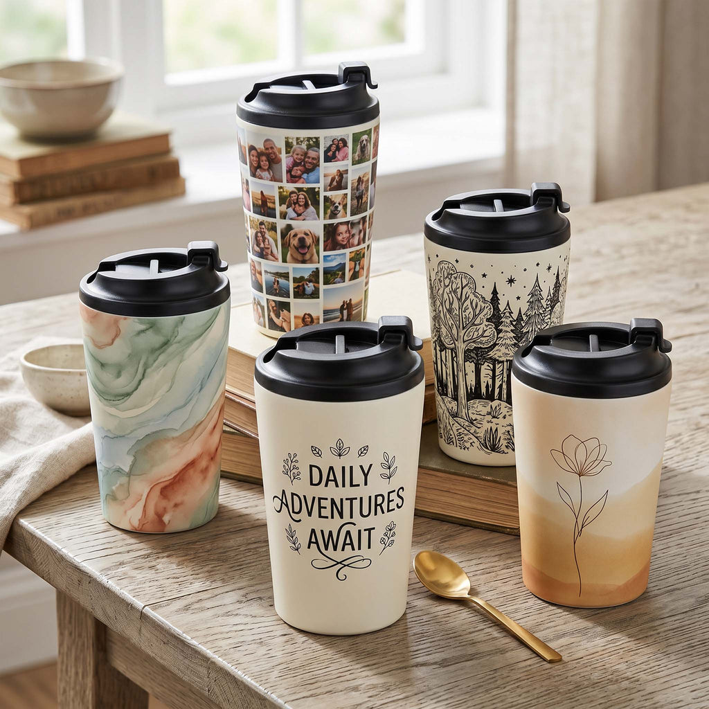 Custom 12oz Tumbler with Photo & Name – Personalized Gift in Saudi Arabia