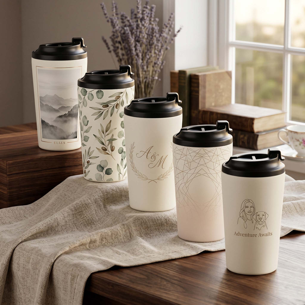 Custom 12oz Tumbler with Photo & Name – Personalized Gift in Saudi Arabia